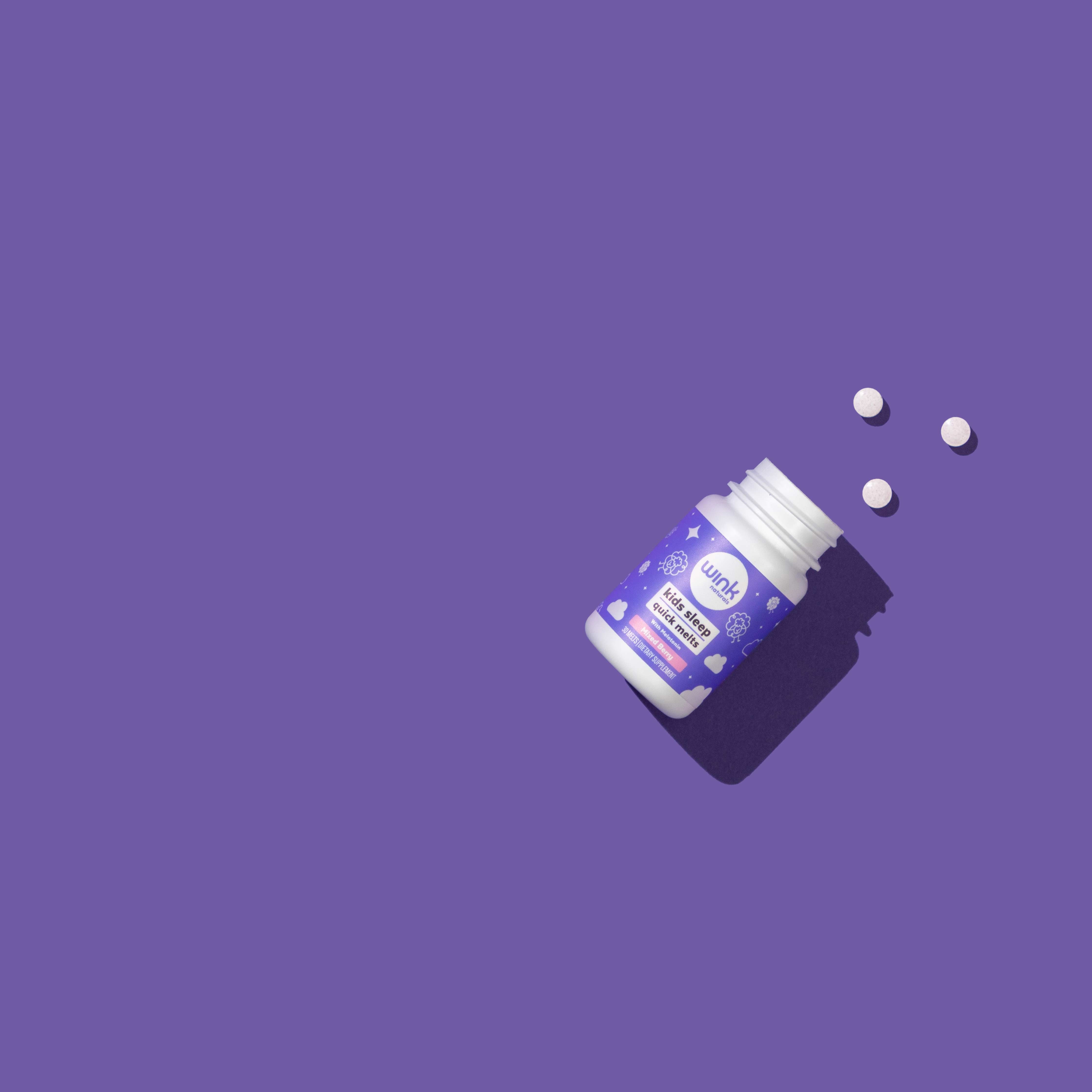 Natural Melatonin Melts For Better Sleep