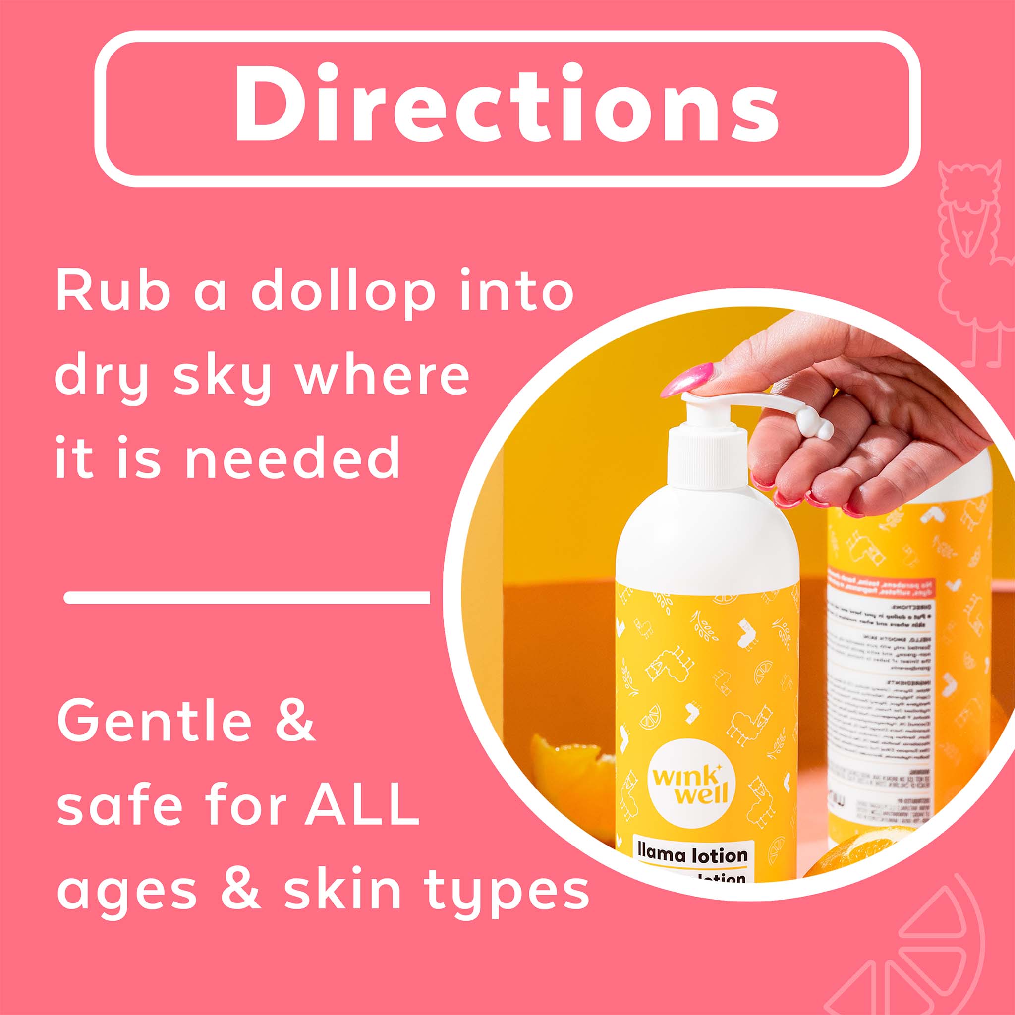 Llama All Over Lotion - Sensitive Skin Formula