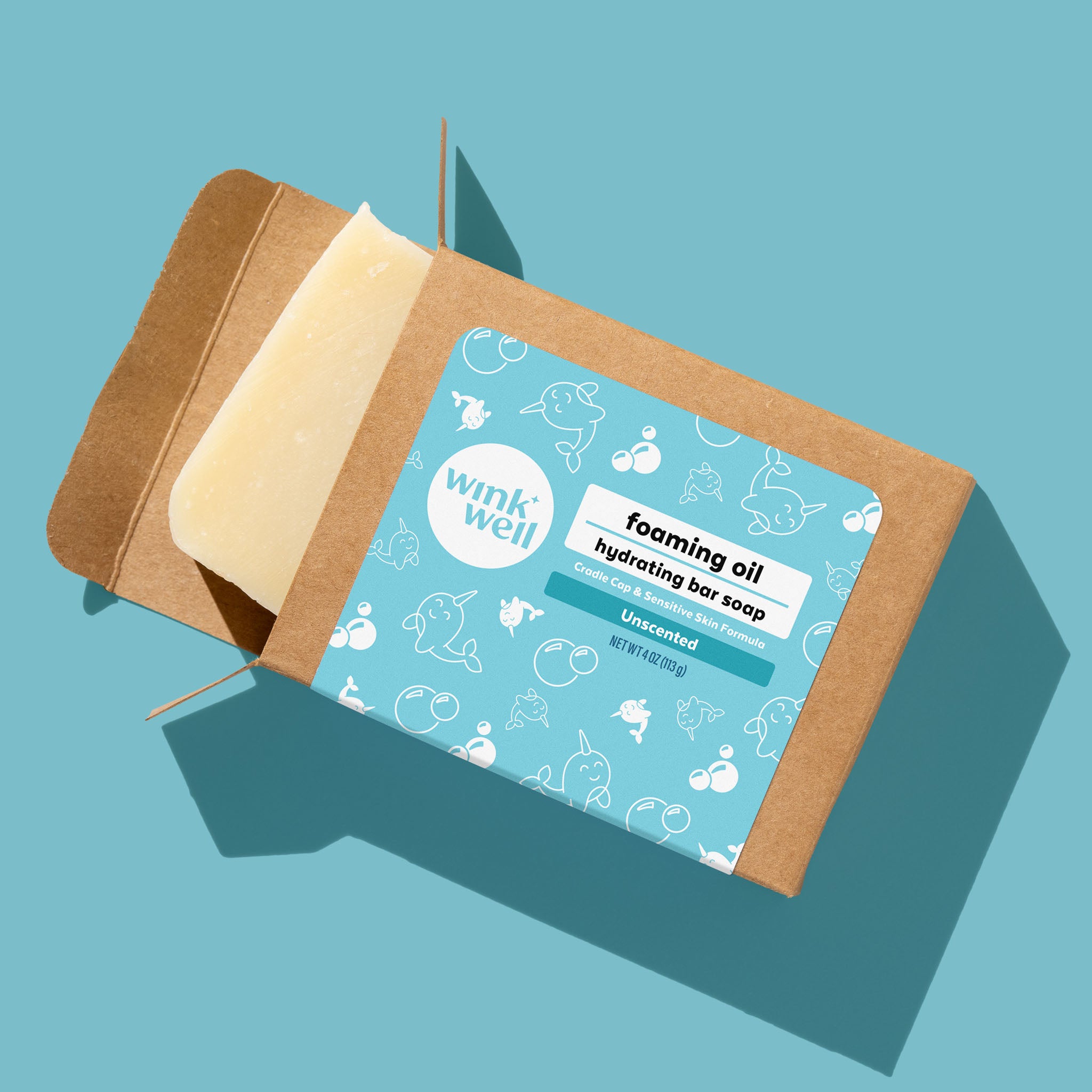 Foaming Oil Hydrating Bar Soap - Unscented