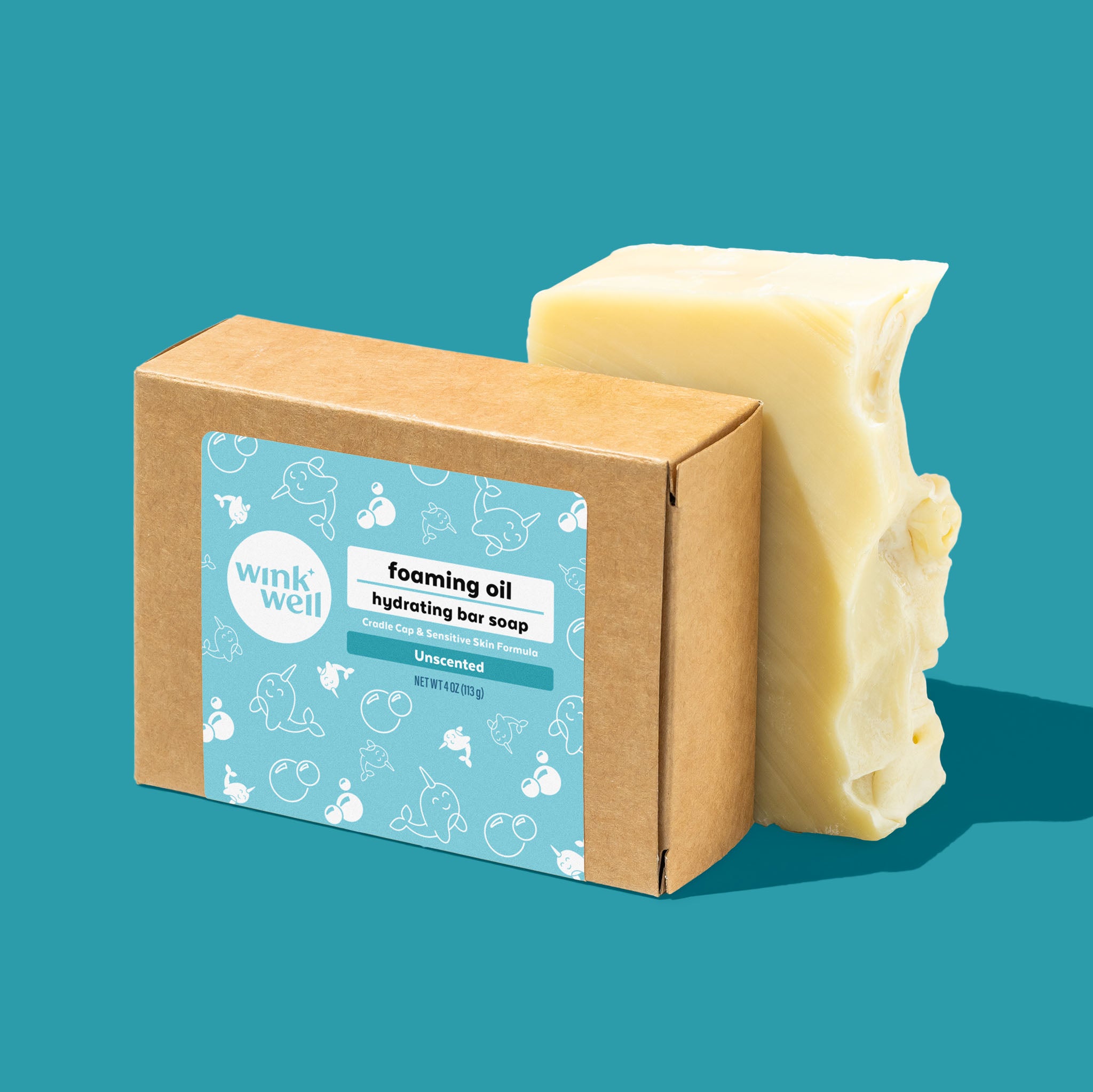 Foaming Oil Hydrating Bar Soap - Unscented