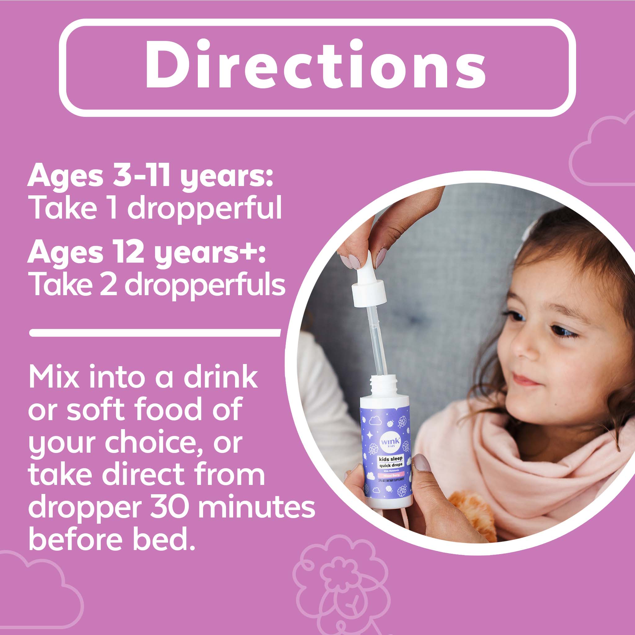 Kids Natural Melatonin Quick Sleep Drops