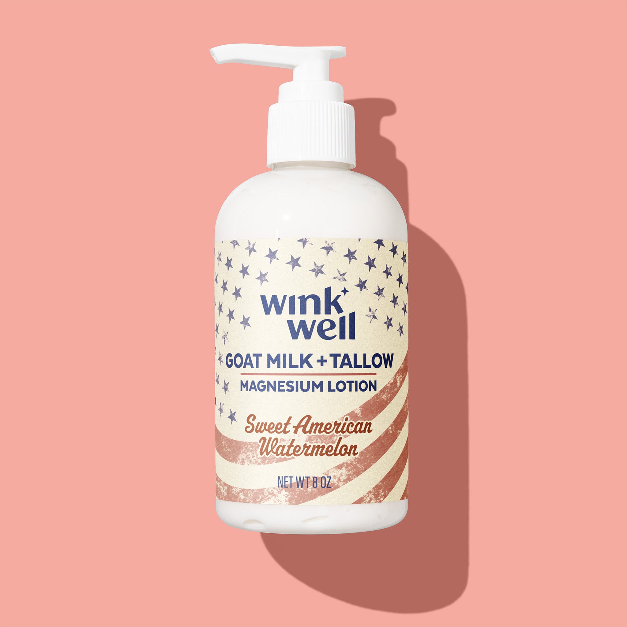 Goat Milk + Tallow Magnesium Lotion - Sweet American Watermelon | Tingle-Free Formula (LIMITED EDITION)