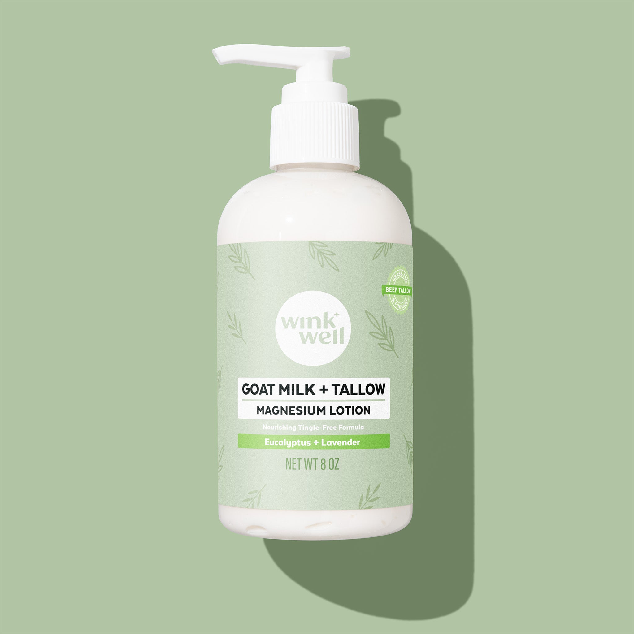 Goat Milk + Tallow Magnesium Lotion - Eucalyptus + Lavender | Tingle-F