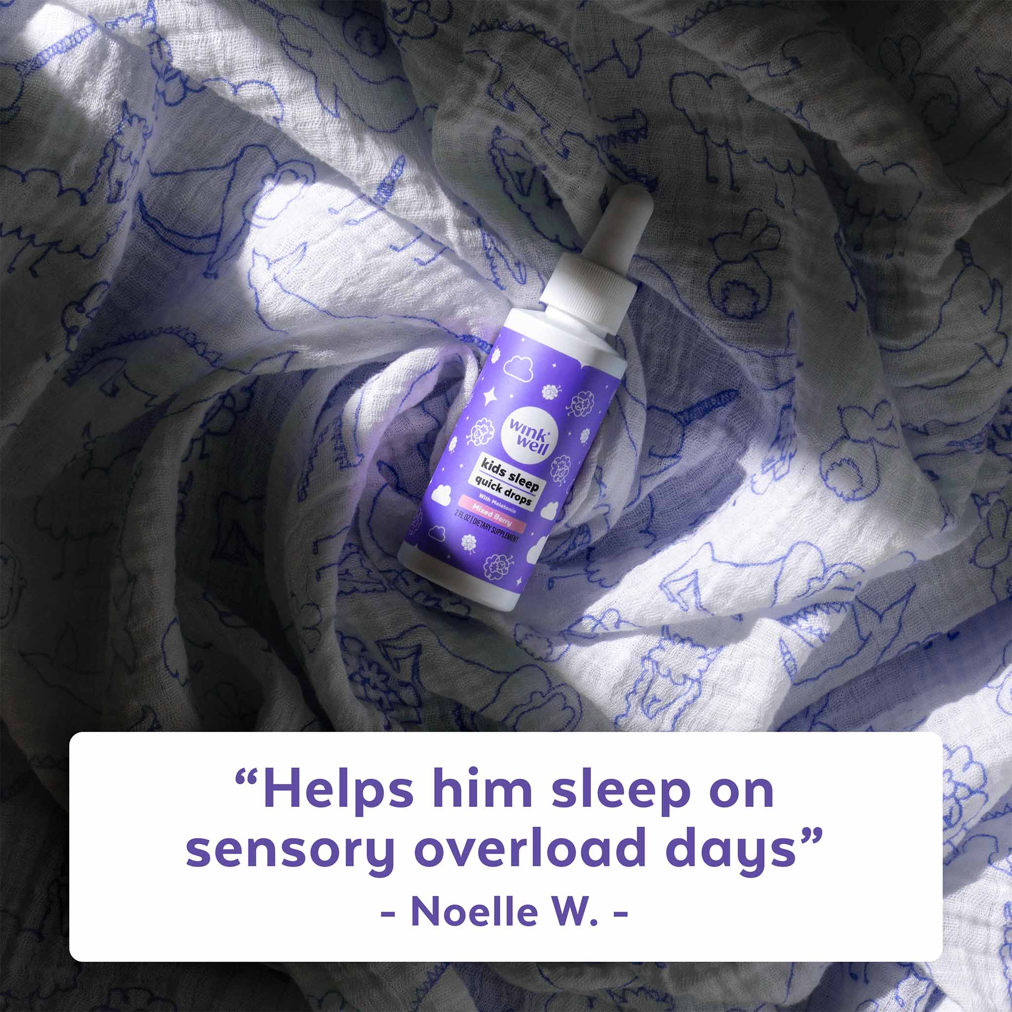 Kids Natural Melatonin Quick Sleep Drops