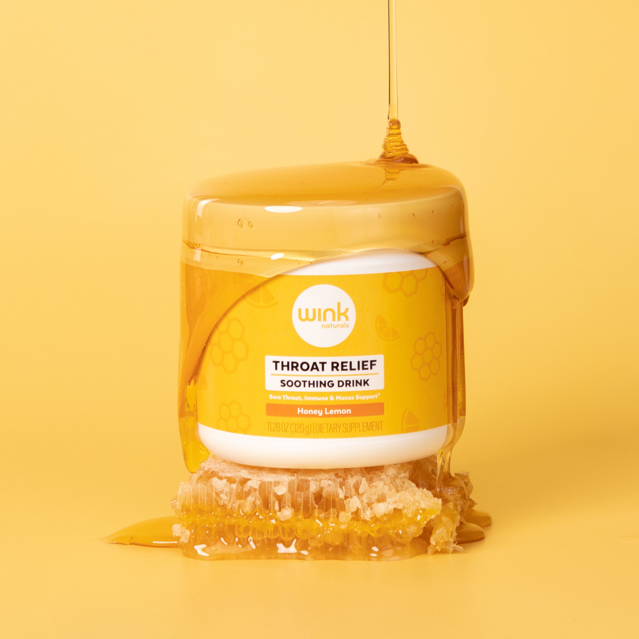 Throat Relief Honey Lemon Soothing Drink