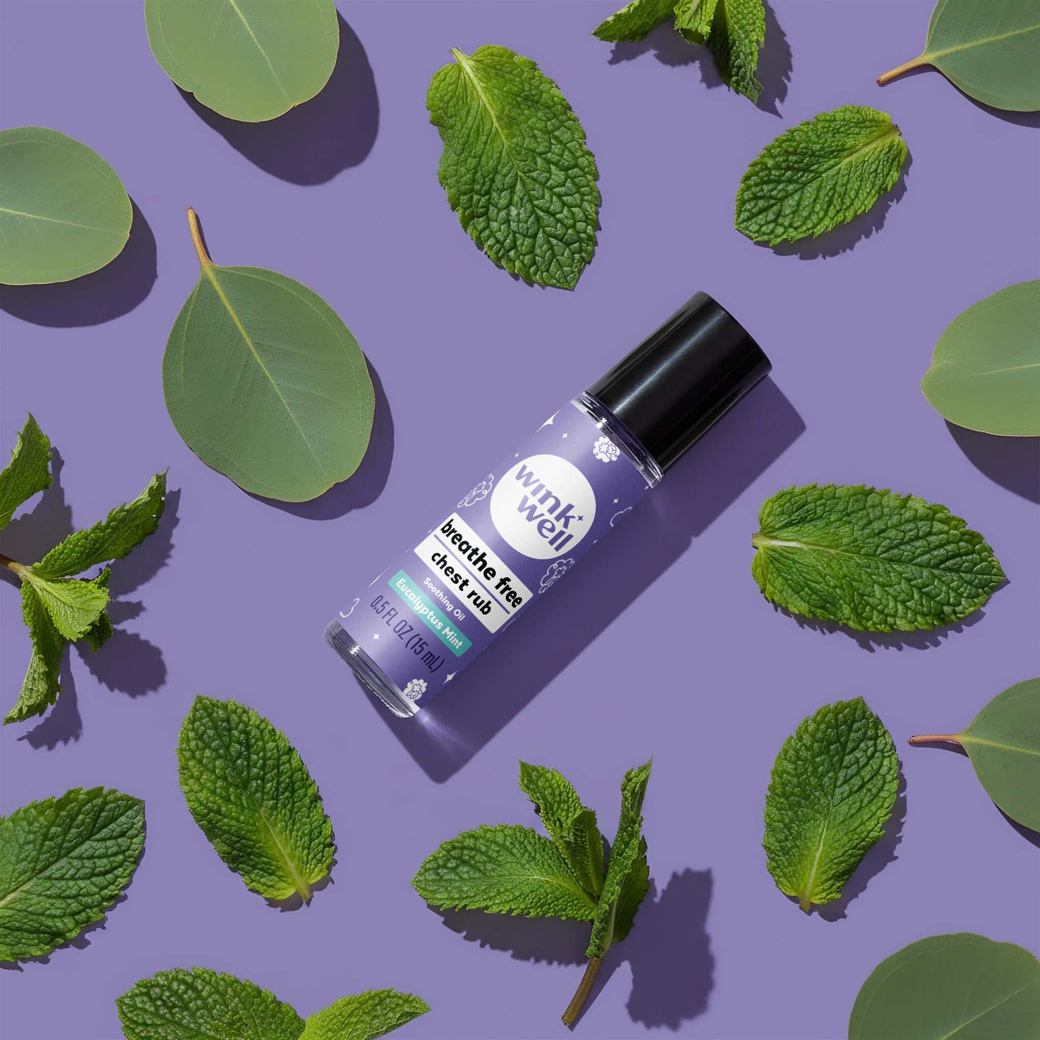 Breathe Free Chest Rub Roller - Eucalyptus Mint