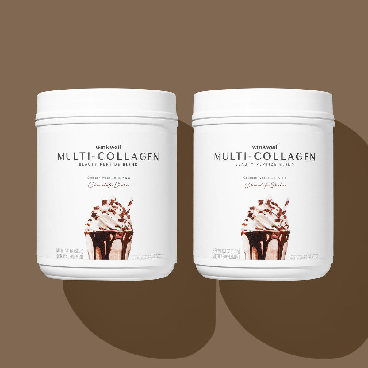 Chocolate Milkshake Multi-Collagen Protein | Wink Well