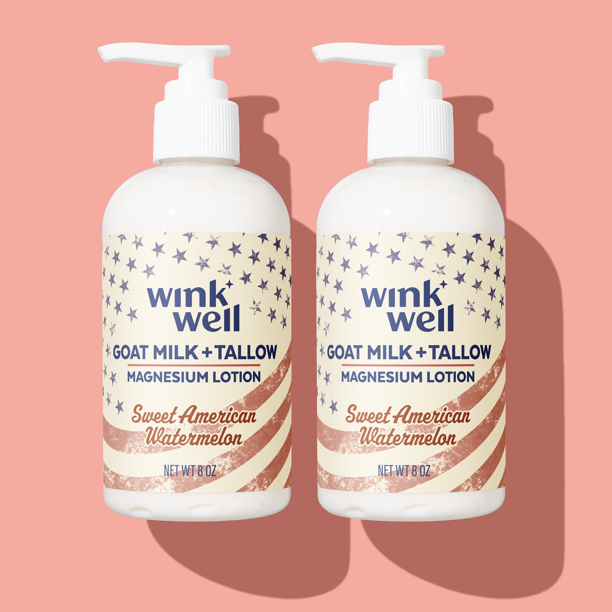 Goat Milk + Tallow Magnesium Lotion - Sweet American Watermelon | Tingle-Free Formula (LIMITED EDITION)