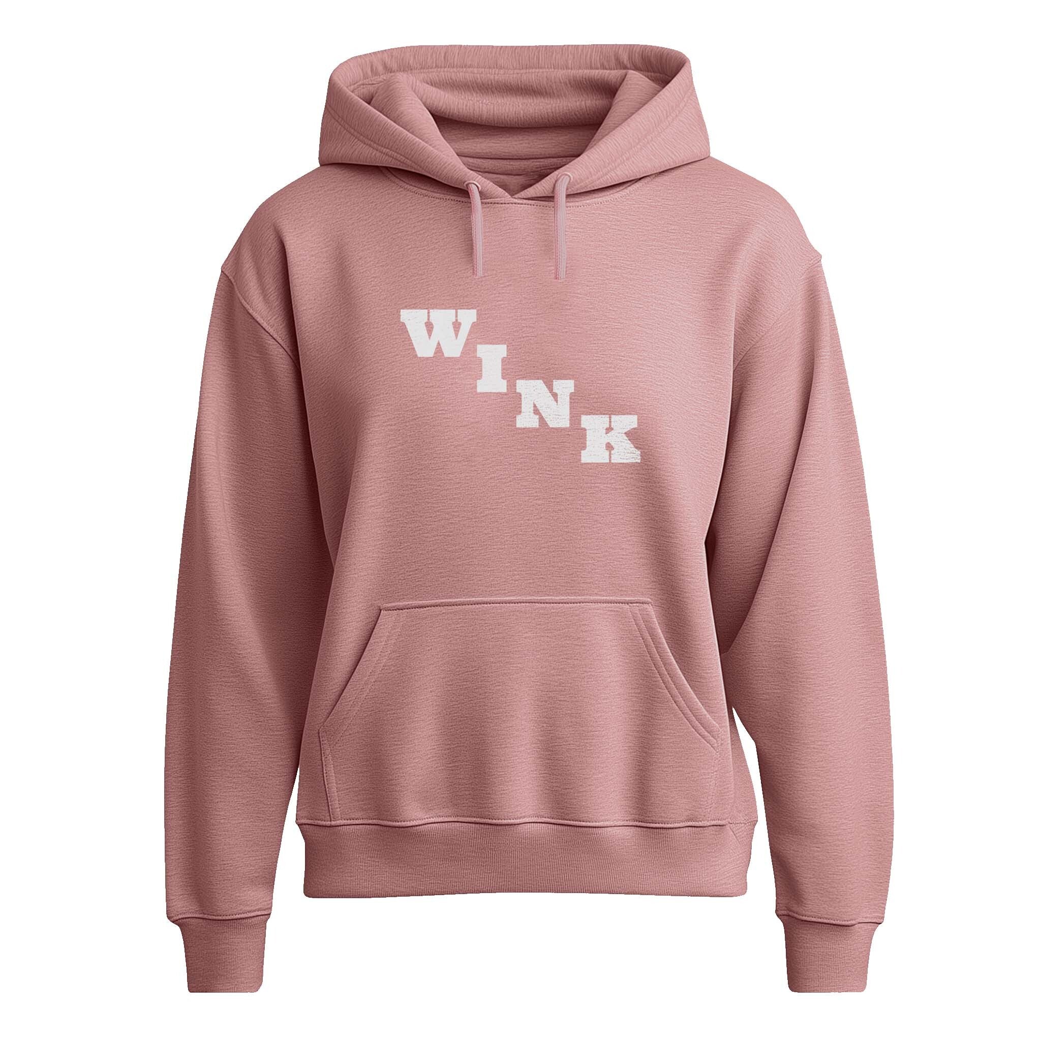 Wink Block Letter Hoodie