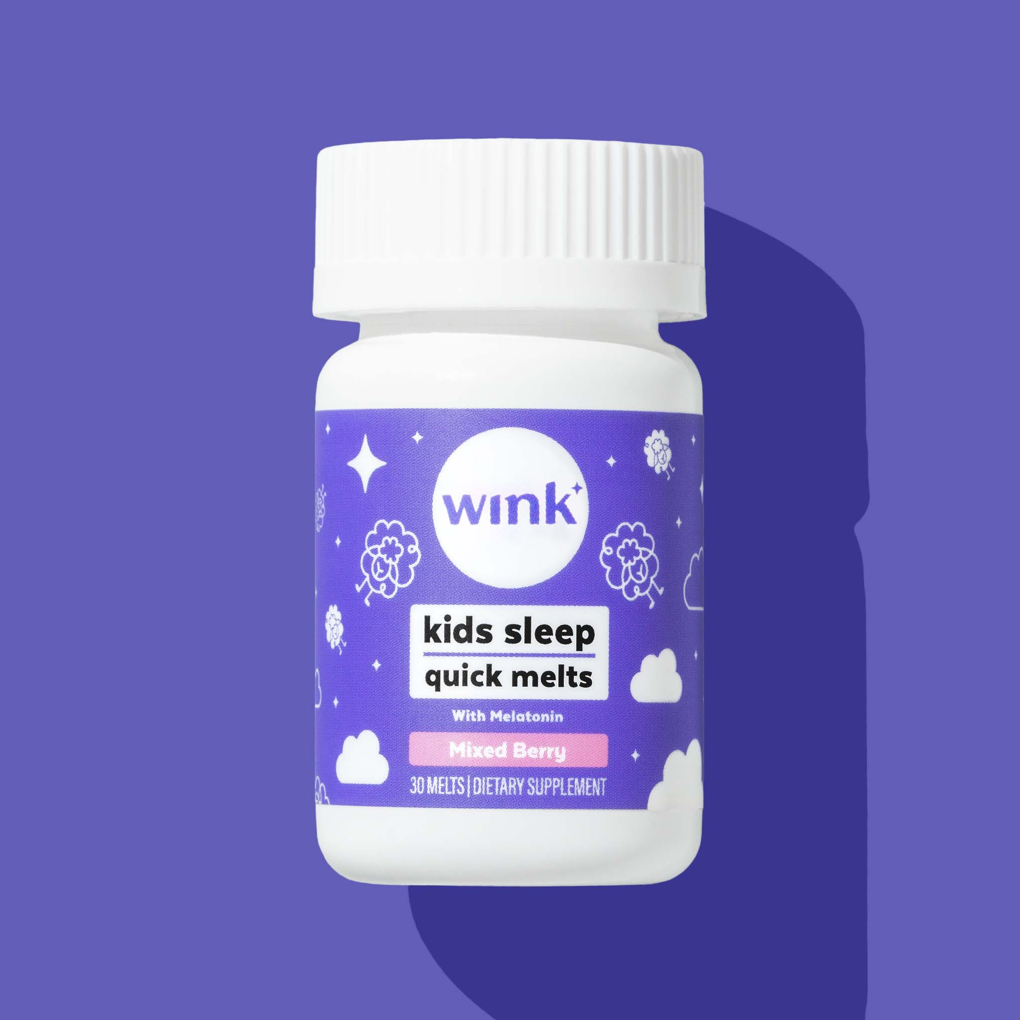 Kids Natural Melatonin Quick Sleep Melts 30-Count