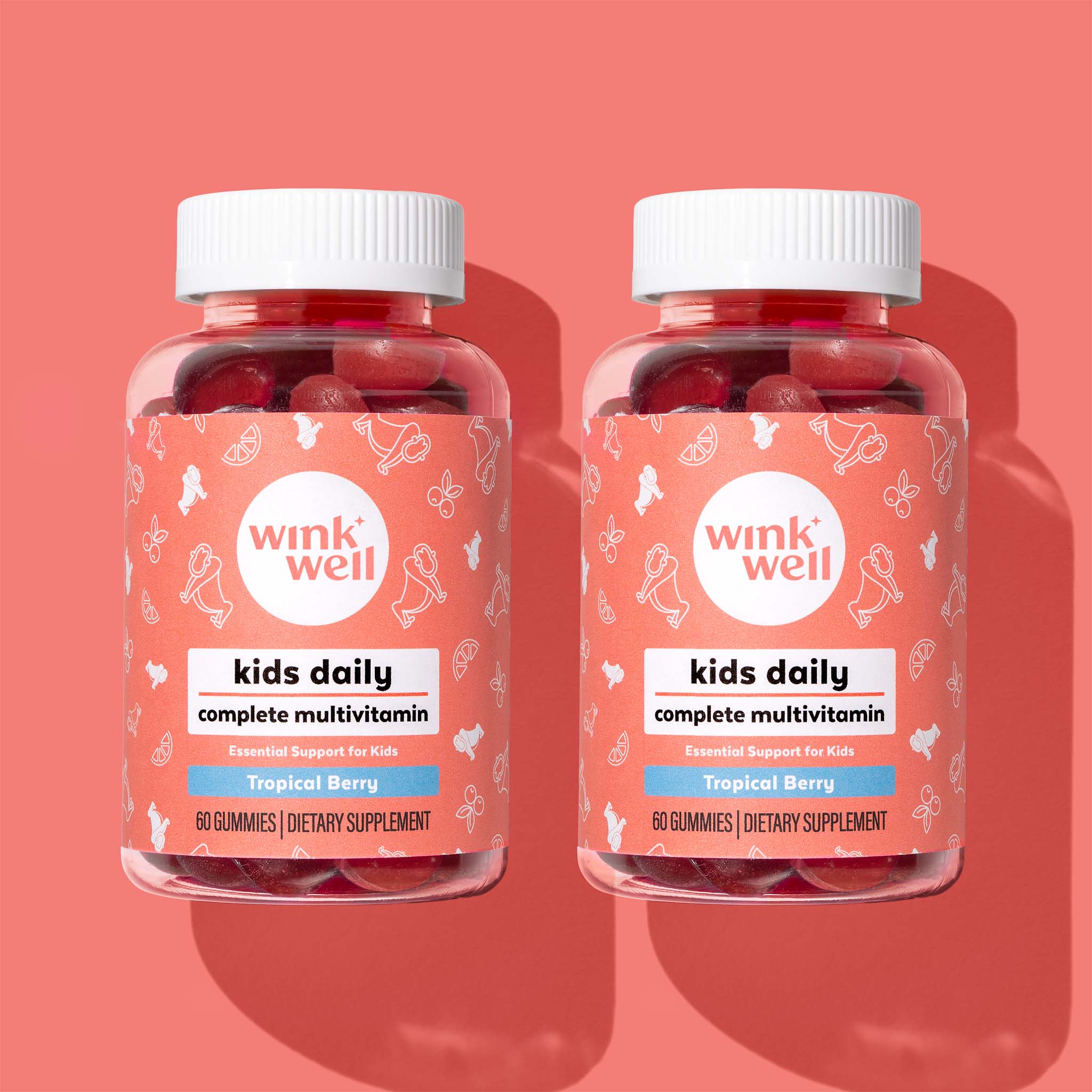 Kids Daily Complete Multivitamin Gummy - Tropical Berry (2-Pack BOGO)