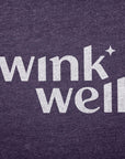 Wink Well Logo Tee (Storm Purple)