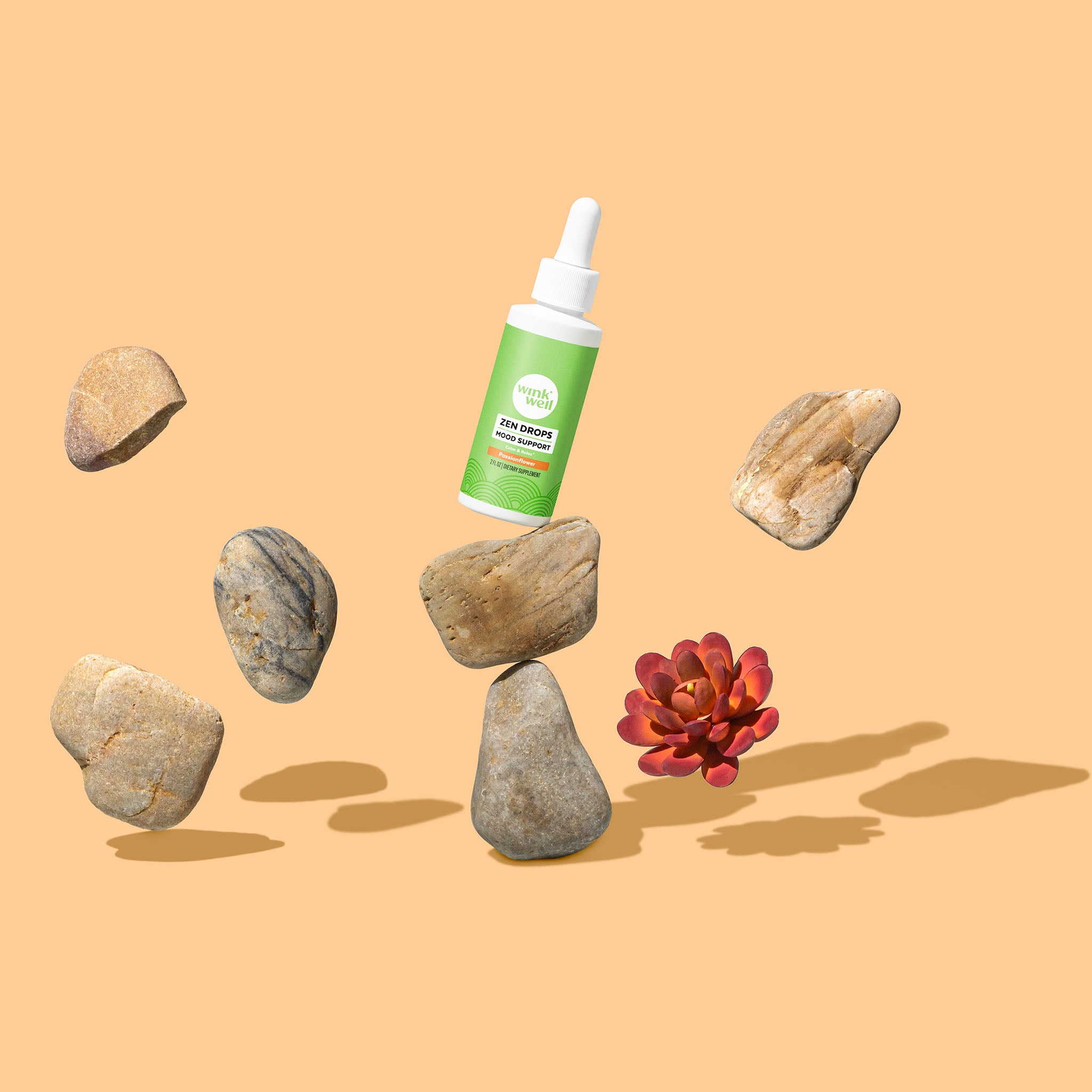 Natural Relaxation & Stress Relief Zen Drops | Wink Well
