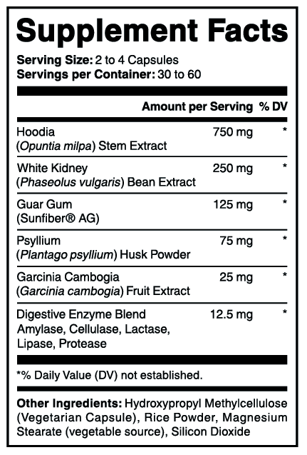 Control Craving Blocker + Weight Loss Aid - 120 capsules